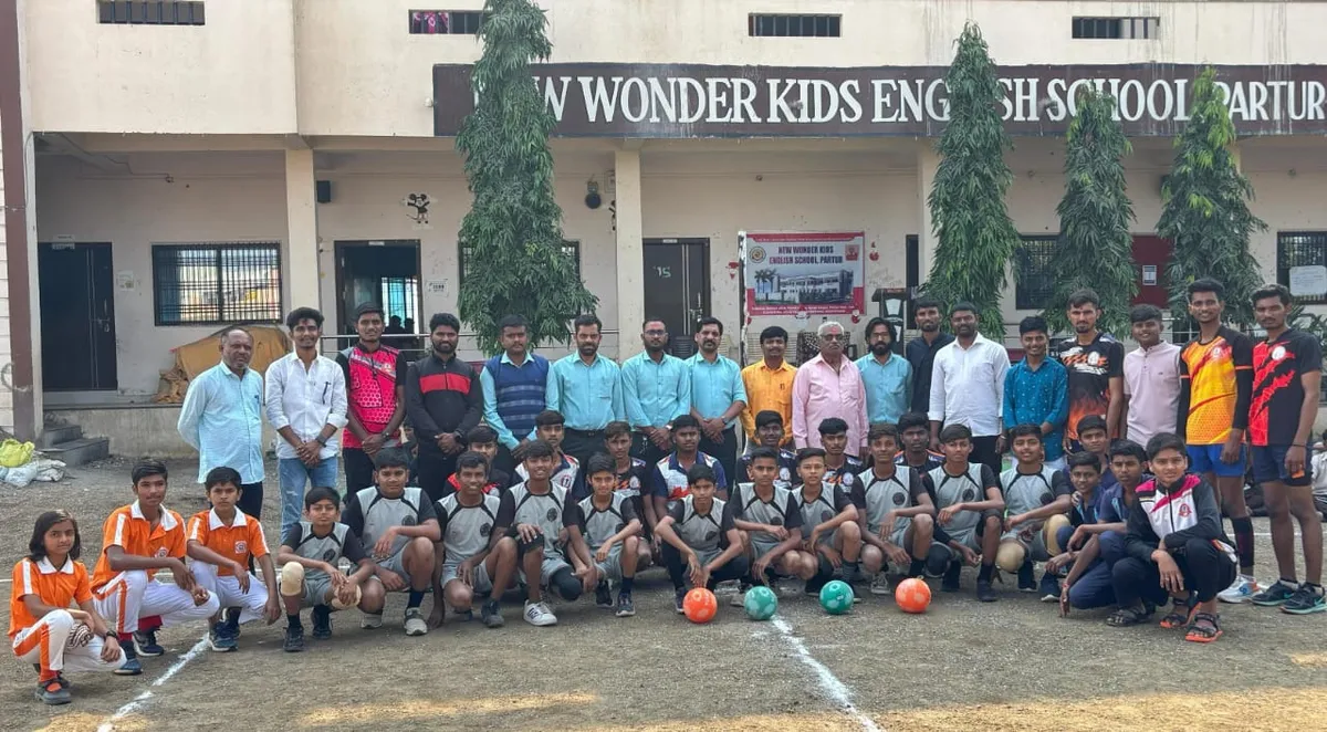 जिल्हा डॉजबॉल संघटनेत परतूर येथील वंडर किड्स इंग्लिश स्कूल अँड ज्युनिअर कॉलेज च्या विद्यार्थ्याची निवड